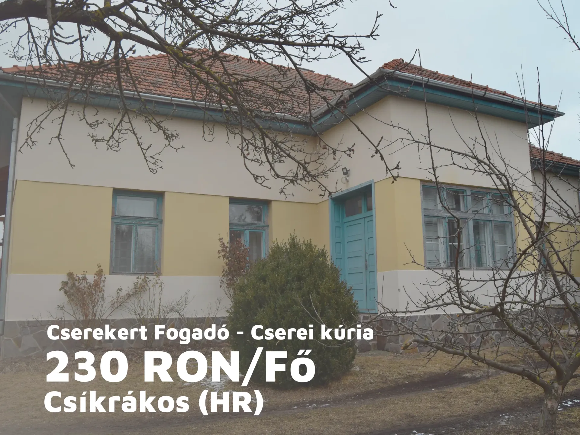 Cserekert fogadó - Cserei kúria