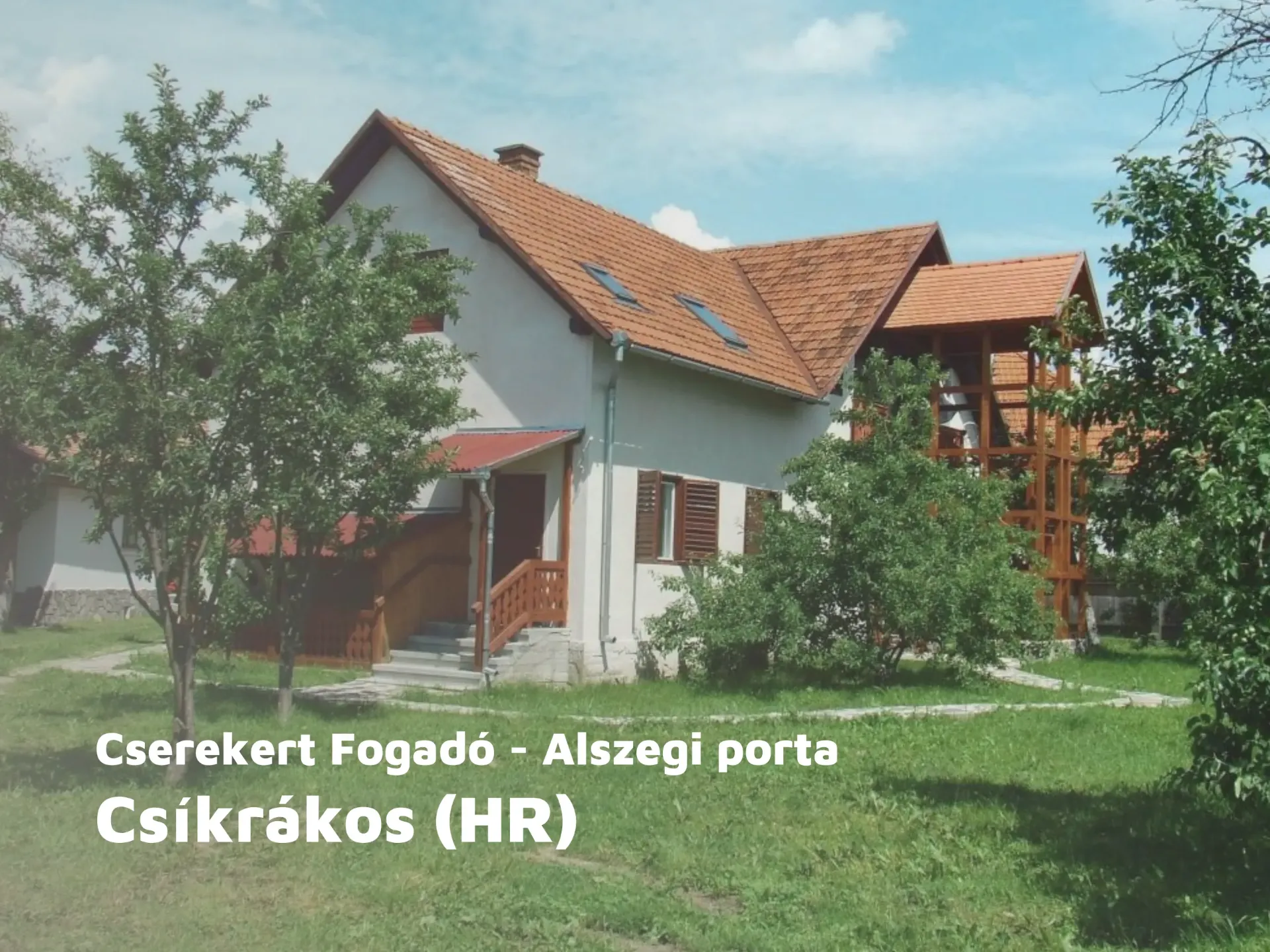 Cserekert fogadó - Alszegi porta